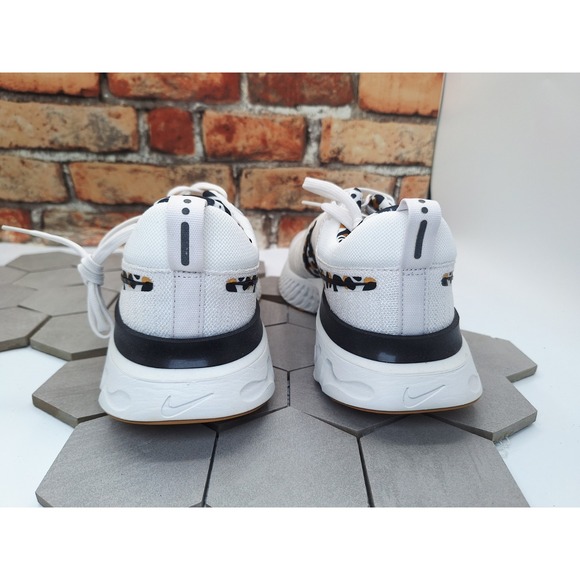 Nike React Infinity Run Flyknit 2 Leopard Women Sz 12 Rare White Animal Print - Picture 8 of 12